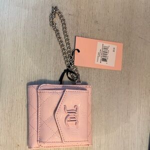 Pink quilted juicy couture wallet/wristlet